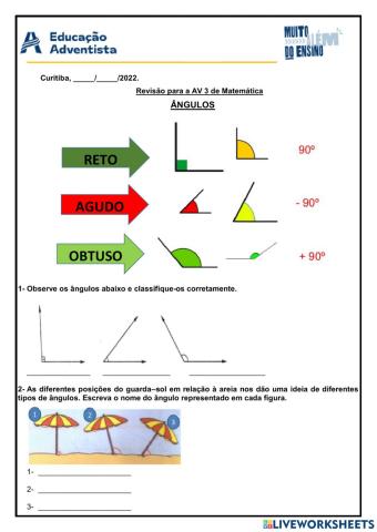 Retas e Ângulos