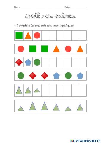 Seqüència gràfica (adaptació)