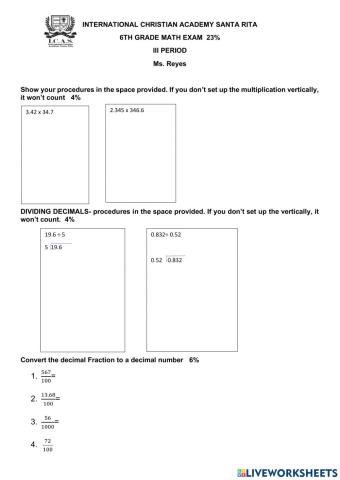 Decimals