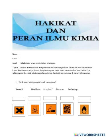 Hakekat dan ilmu kimia