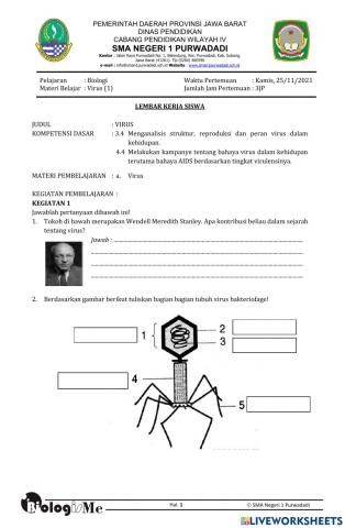 LKPD Virus Kelas X