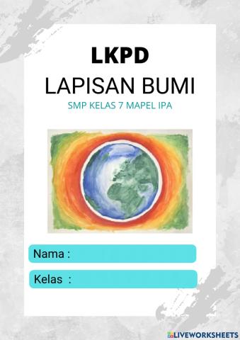 Lkpd lapisan bumi