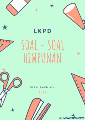 LKPD Latihan Soal Himpunan