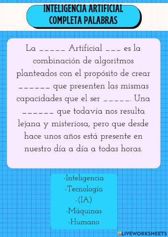 Inteligencia Artificial