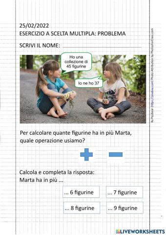 Problema di matematica