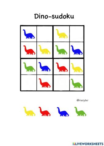 Sudoku Dinos