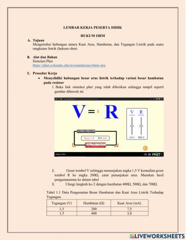 Hukum ohm