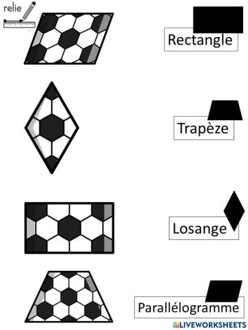 Relier les formes 2 version facilitée