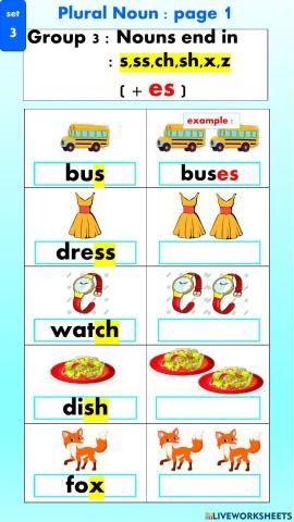 Plural Nouns