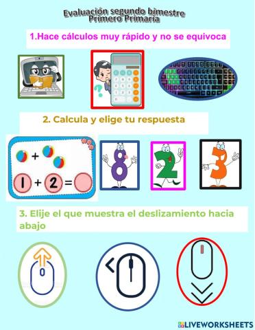 Evaluación segundo bimestre