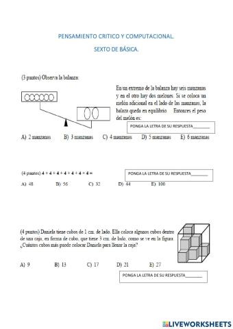 Pensamiento Crítico y Computacional