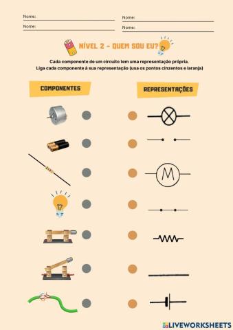 Componentes Circuitos elétricos