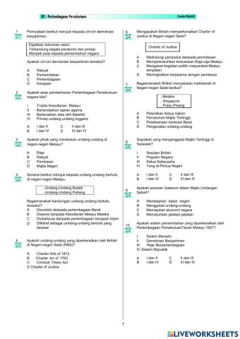 Modul latihan objektif T5 Bab 2