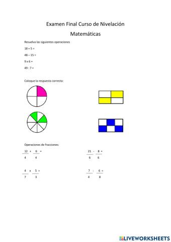 Matematicas 4to