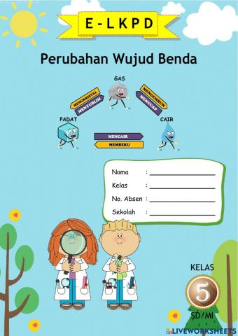 E-LKPD Perubahan Wujud Benda