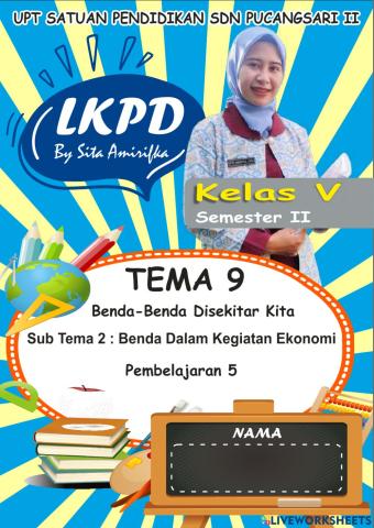 Lkpd tema 9 st 2 pb 5 kls 5