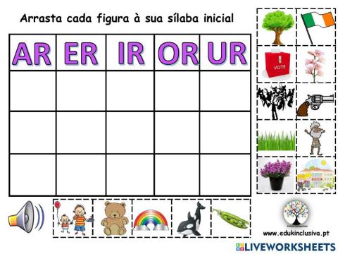 Jogo interativo – sílabas – ar-er-ir-or-ur