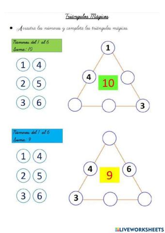 Triangulos mágicos