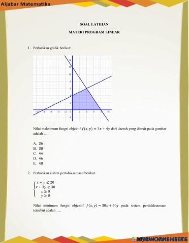 Program Linear