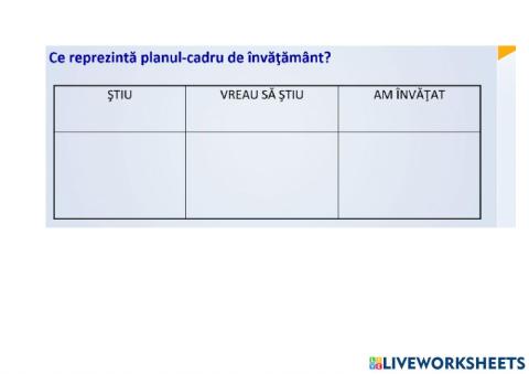 Plan cadru fisa