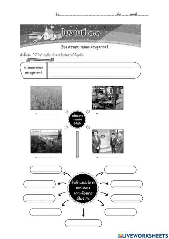 ความหมายเศรษฐศาสตร์