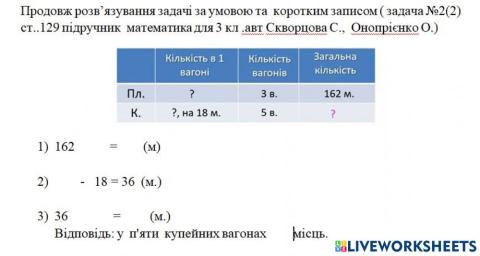 Розв'язування задач