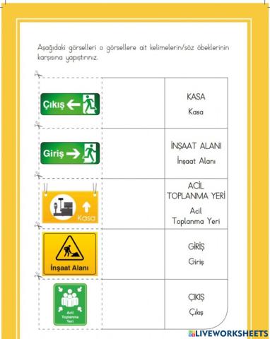 Calisma kitabi etkinlik