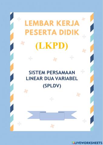 Lkpd spldv kelas 8