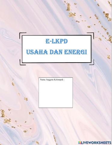 LKPD Usaha dan energi