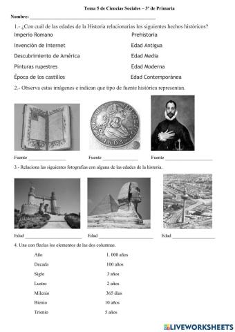 Tema 5 Sociales 3º Primaria