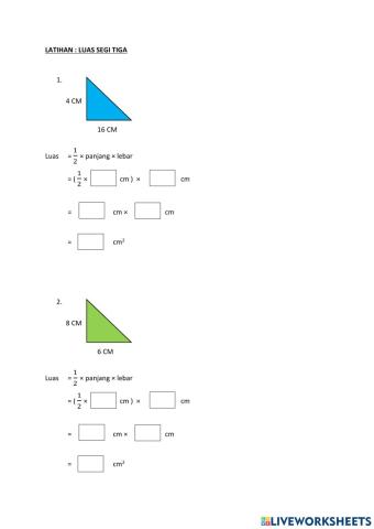 Luas segi tiga