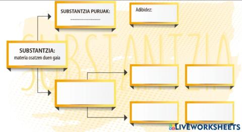 20. jarduera Substantziaren eskema