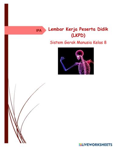 Lkpd Sistem Gerak Manusia