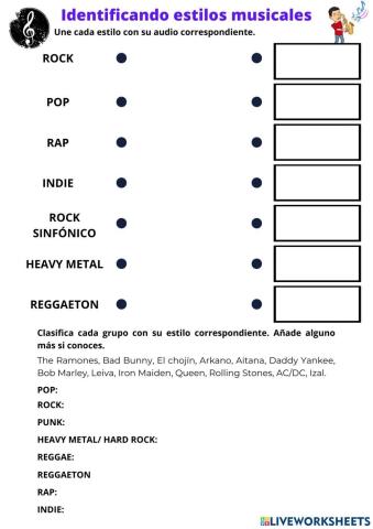 Identificando estilos musicales