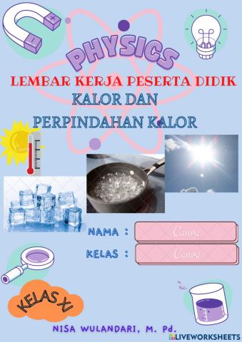 Lkpd kalor dan perpindahan kalor