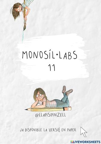 MONOSÍL·LABS 11