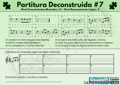 Partitura Deconstruida 7