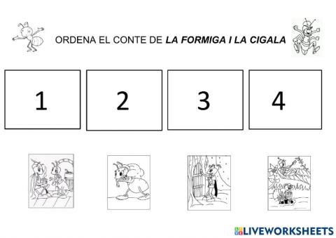 Conte de la cigala i la formiga