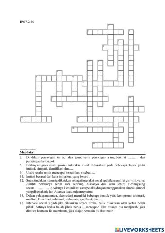 Lks interaktif ips kelas 7: interaksi sosial dan lembaga sosial