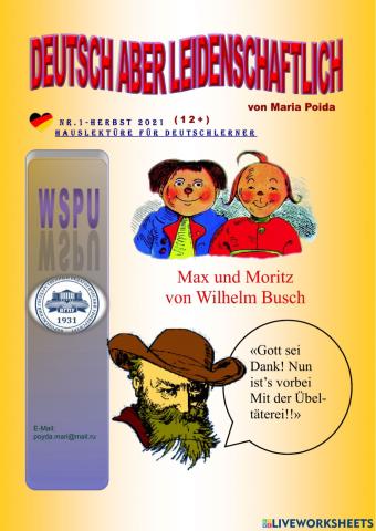 Max und Moritz: Wilhelm Busch