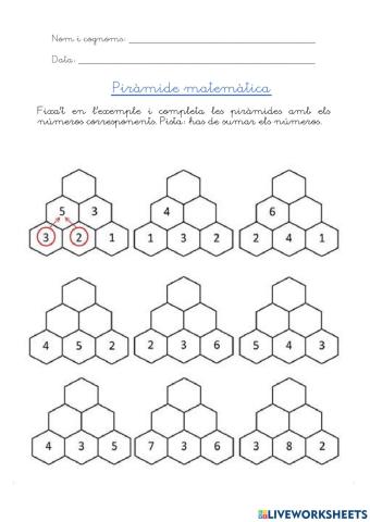 Piràmide matemàtica Jessica