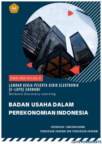 LKPD - Badan Usaha Dalam Perekonomian Indonesia