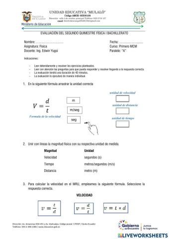 Evaluación