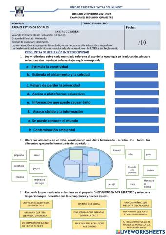 EXAMEN DEL SEGUNDO QUIMESTRE