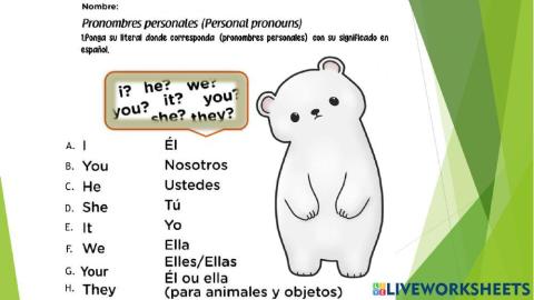 Pronouns