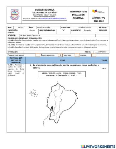 Examen de Estudios Sociales