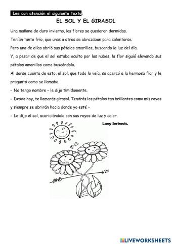 El sol y el girasol