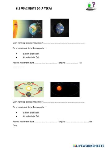 Els moviments de la Terra