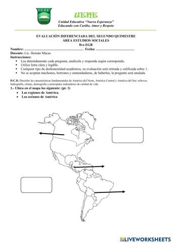 Octavo EESS 2do quimestre diferenciada