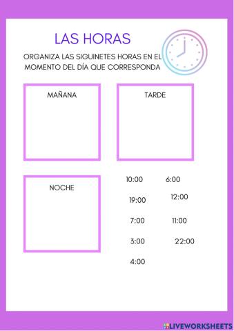 Las horas